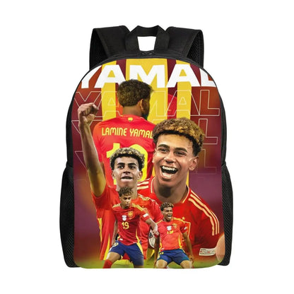 Lamine Y-Yamal Children Backpack for Kids Girls Boys Football Sports Backpacks Kawaii Daycare Child School Bag