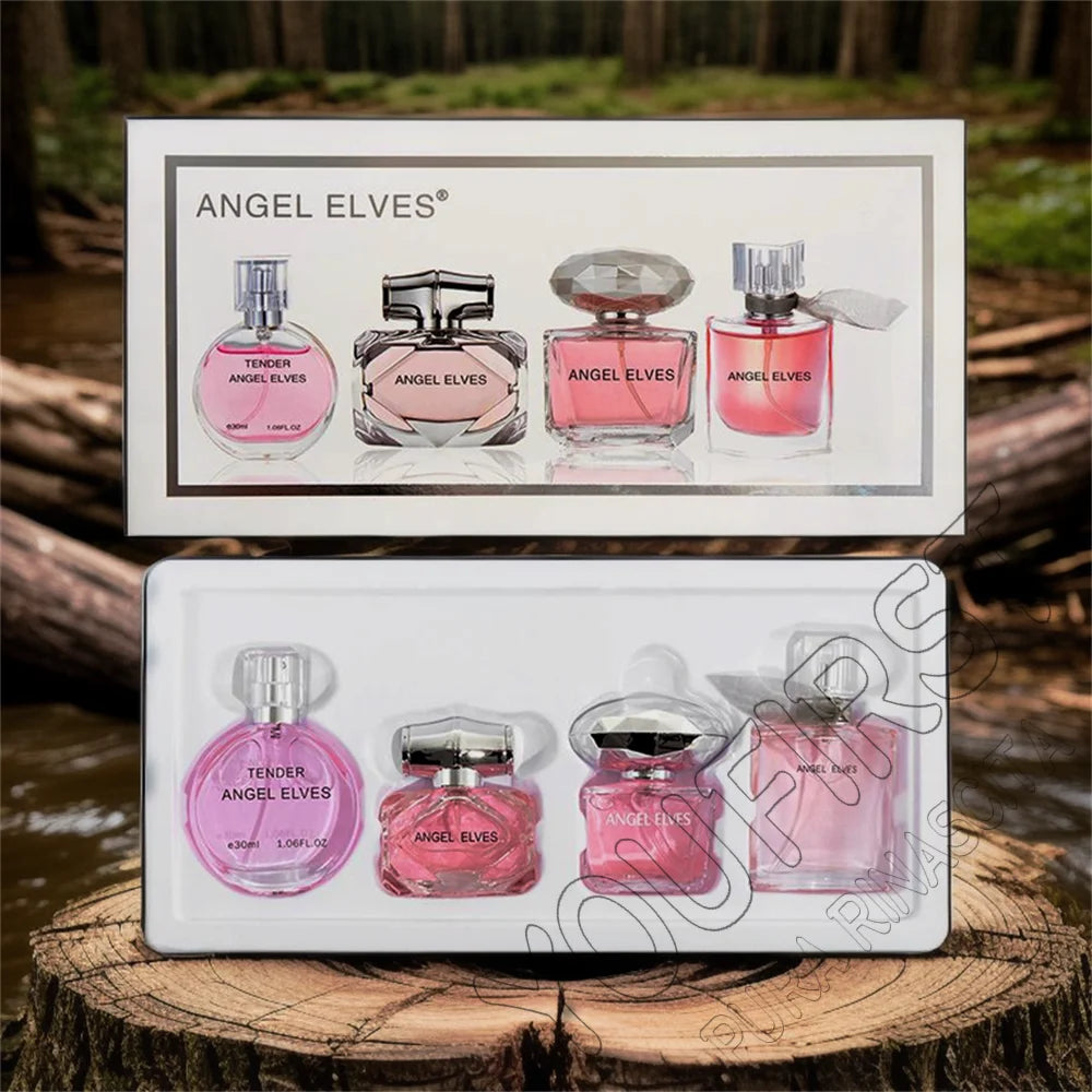Gift Box 4Pcs Set Perfume Women 120ml Club De Nuit Perfumes De Mujer Lasting Fragrance Parfum Femme Floral Fruity Scent Spray Badiee Stylez
