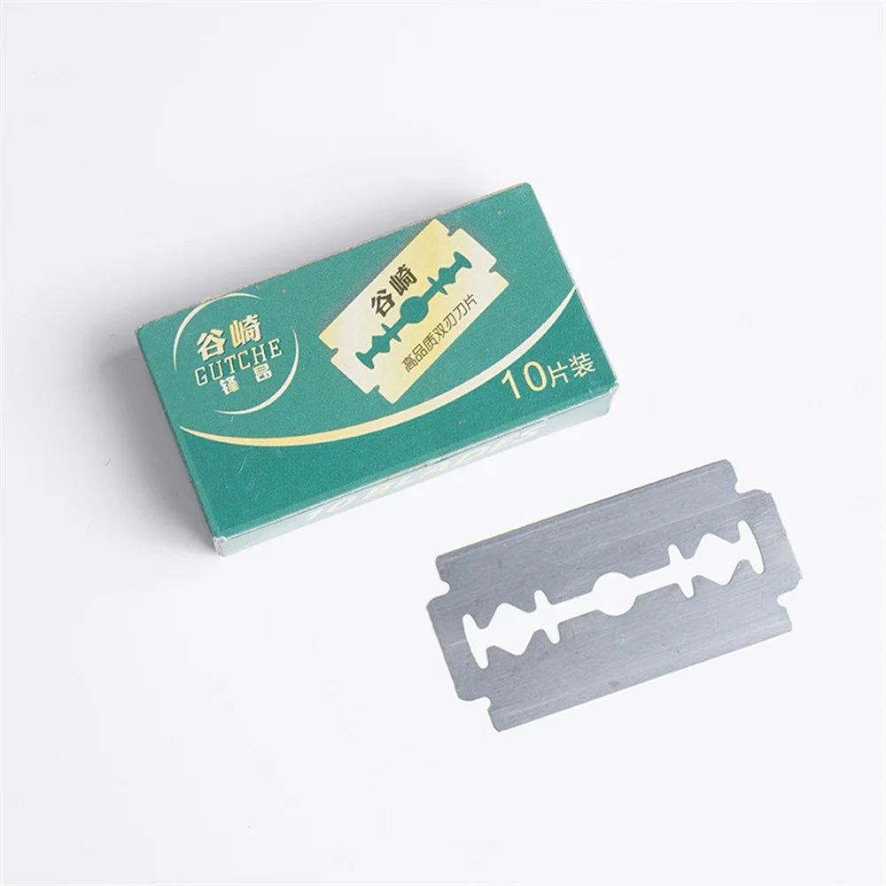 Razor Blades For Double Edge Razor,Stainless Steel Blades Used for Folding Knife with Shaving & Hair Removal 10/20pcs