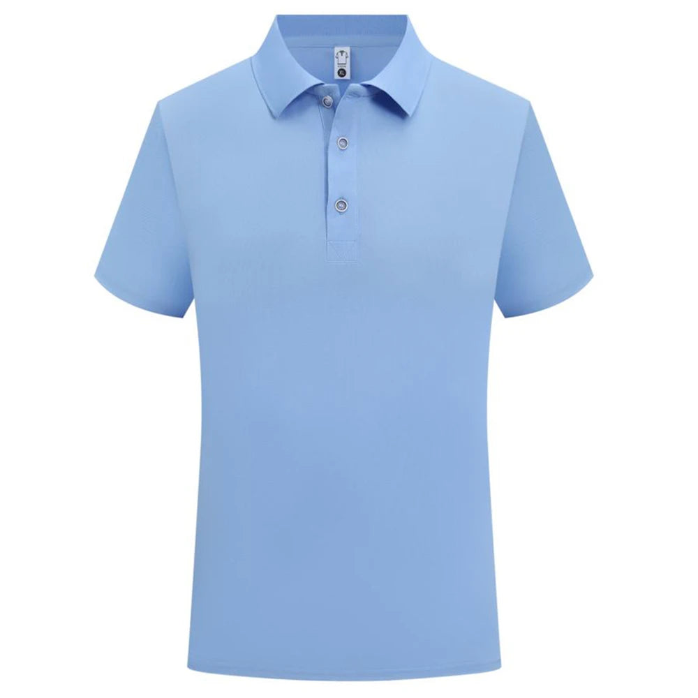 Sublimation Blank Polo Shirts Men Summer Short Sleeve Collar T Shirt Wholesale Casual Polo Tshirt For Men Camisas Para Hombres