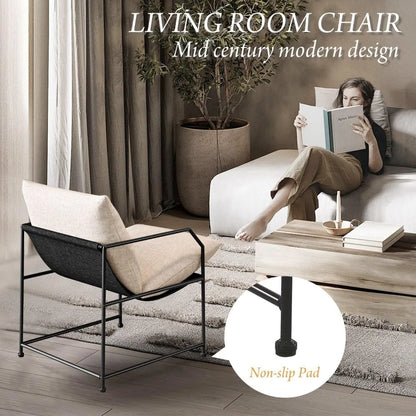 Accent Chair Living Room Chairs Accent Chairs Set of 2 Comfy Reading Chair for Bedroom Upholstered Lounge Chair Mid Century Badiee Stylez