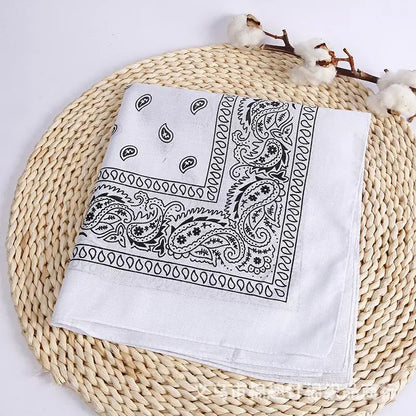 New Fashion Hip Hop Bandana Square Scarf Black Red Headband Printed for Boys/Girls Hair Accessories Hair Scarf Badiee Stylez