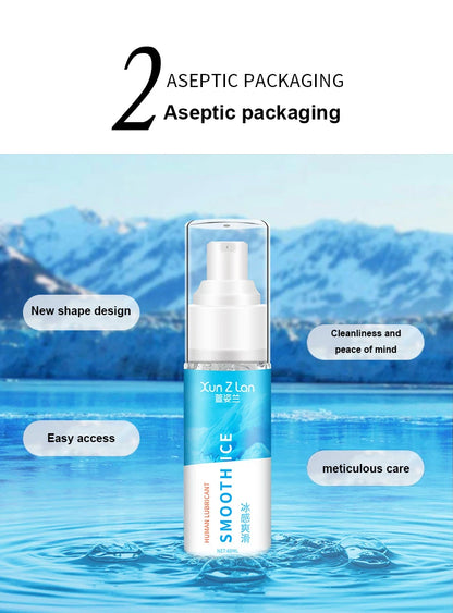 60ML Ice Hot Lubricant – Water-Based Formula for Anal Play, Sensual Ice and Heat Sensations with Sex Toys