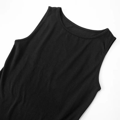 Summer Sleeveless Black Party Club Birthday Mini Pleated Dress Outfits for Women Y2K Streetwear Bodycon Short Dresses Vestido