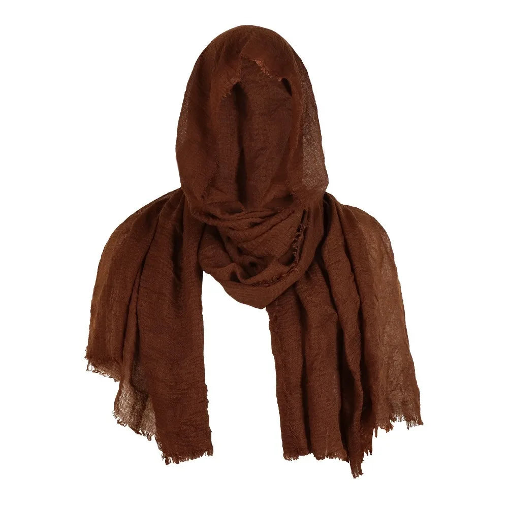 Cosplay Men's Medieval Pirate Retro Hood Scarf Black/Brown Wrap Cloak Vintage Halloween Masquerade Costume Shoulder Cowl Brown