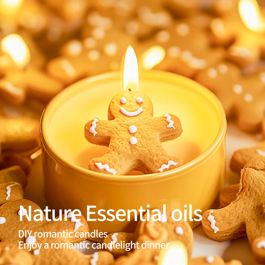 10ml 60ml Gingerbread Man Essential Oils Christmas fragrance DIY skincare oil massage oil candle Festival gifts - Badiee Stylez