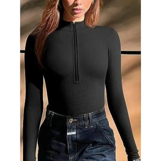 Plus Size 1XL-5XL New U-neck Jumpsuit Knitted Sleeveless Sexy Tank Top Skinny Solid Bodysuit Woman Clothing black