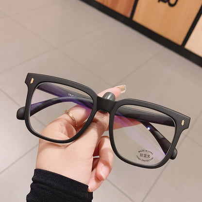 Transparent Computer Glasses Frame Women Men Anti Blue Light Round Glasses Blackout Glasses Optical Glasses Lenses Badiee Stylez