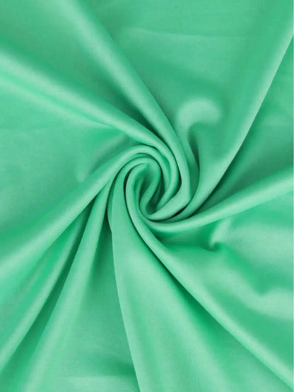 Plus Size Tops Women Clothes Round Neck Summer Marine Life Themed & Sea Creature Print Light Green Short Sleeved T-shirt