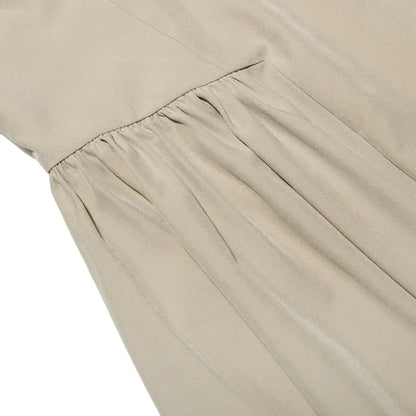 Suninheart Summer Elegant Midi Spaghetti Strap Dresses Slim V Neck A Line Party Dress Khaki Casual Dress Women's Clothing