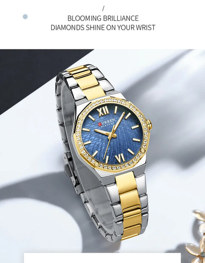 CURREN 2025 Casual Ladies Quartz Wrist Watch Luminous Bracelet Women Watch Clock Luxury Brand Design Women Montre Femme Reloj