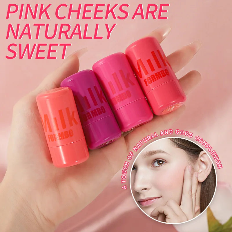 Face Makeup MILK Cooling Water Jelly Tint Lip & Cheek Blush Stain Hydrating Bouncy Jelly Texture Long Lasting Blush 5g