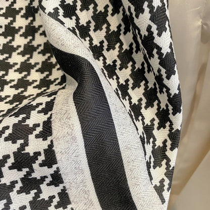 Fashion 70cm Cotton Square Scarf Women Floral Print Design Bandanas Lady Scarves Headband Accessories Handkerchief Hair