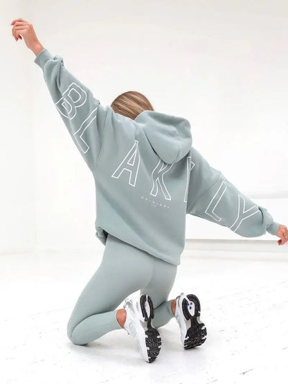 European American Fashion Printed Hooded Hip Hop Sweatshirt 2025 New Cross Border Thickened Versatile Long-sleeved Loose Clothes