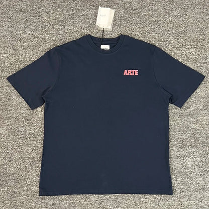 ARTE T-shirts Men Women Couples Streetwear High Quality Print Round Neck Short Sleeve Arte Top Tee One Day Shipped Out