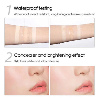 Japanese concealer set makeup soy milk powder, whitening makeup, durable oil control and moisturizing powder