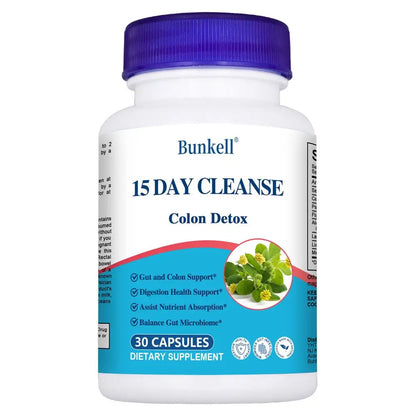 15-day Intestinal Cleansing and Detoxifying Capsules, Targeting The Overall Colon, Digestive Regulation, and Intestinal Health 30count 4 United States