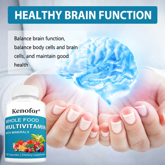 Multivitamin Capsules, Antioxidant, Skin Repair, Liver Health, Improvement of Anemia and Vitamin Deficiency, Support Energy