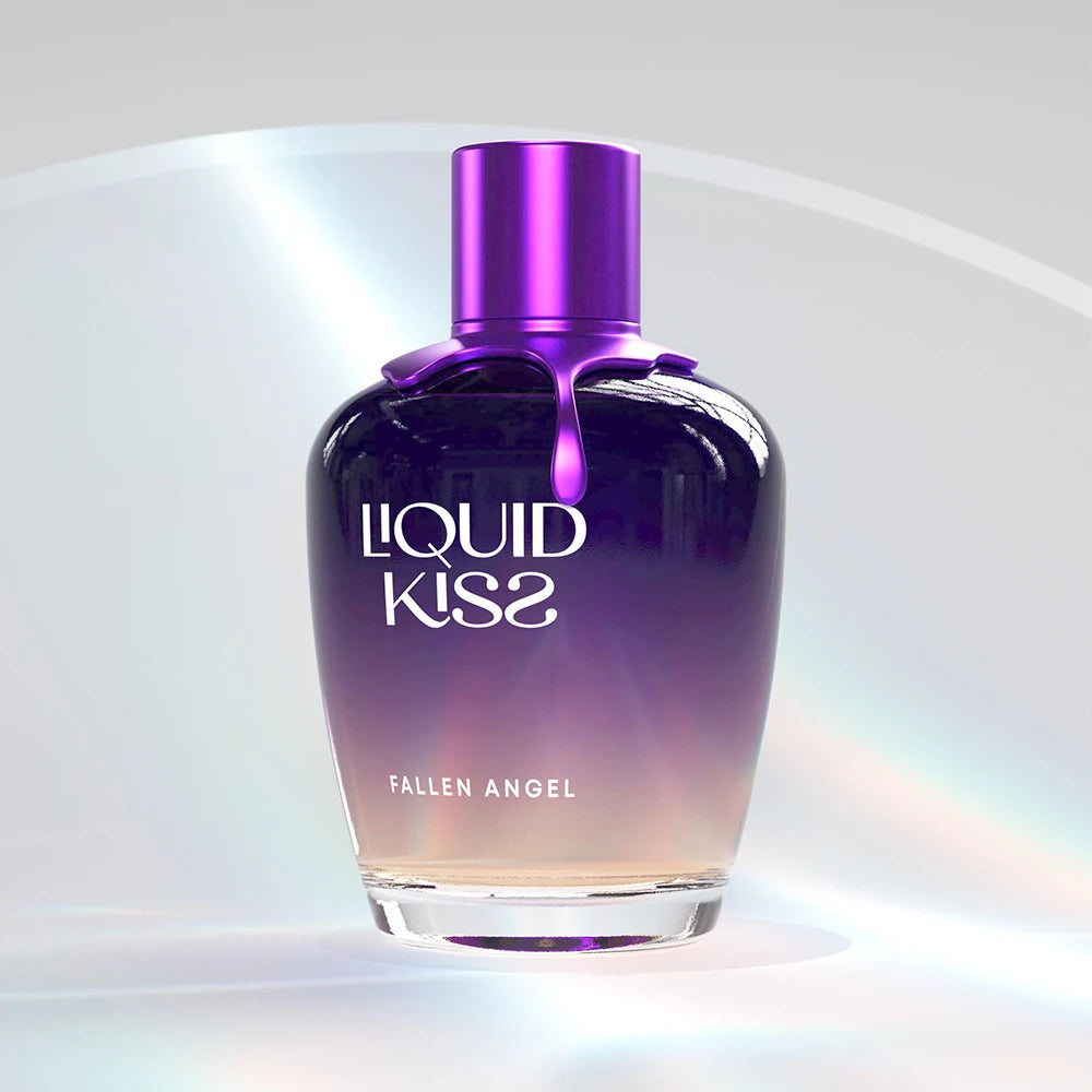 LIQUID KISS Eau De Parfum Spray for Women Floral Fruity Notes Sweet Fragrance for Ladies 3.4 Ounce FALLEN ANGEL Perfumes Badiee Stylez