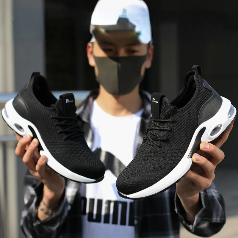 2025 Lightweight Men Safety Shoes Steel Toe Cap Work Sneakers Men Protective Shoes Anti-smash Anti-puncture Indestructible Shoes - Badiee Stylez