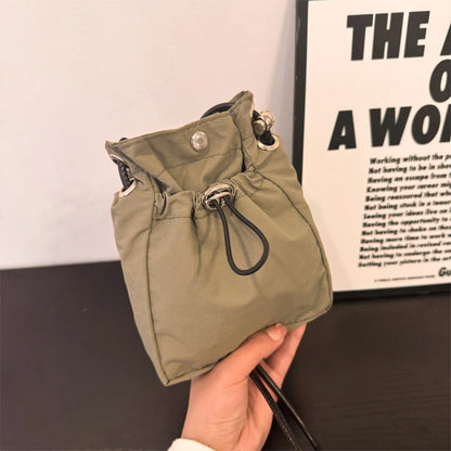 Nylon Crossbody Bag Soft Mini Phone Wallet Multifunctional Square Shoulder Bag Crossbody Purse Canvas Purse Messenger Bag green CHINA