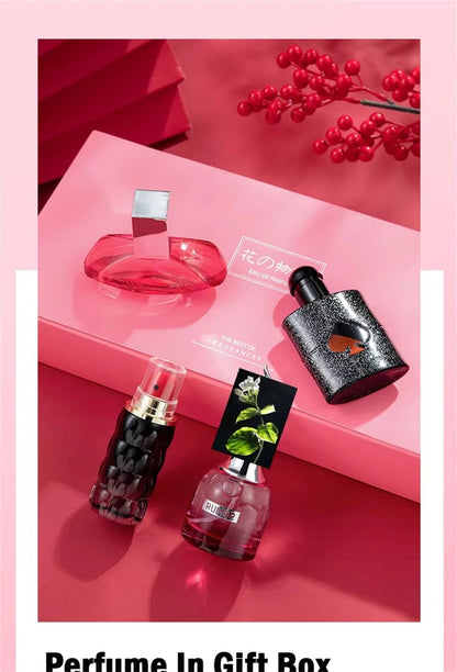Private Brand Perfume Women Eau De Parfums Dames 105ml Perfumes De Mujer Originales Gift Box 4Pcs Set Natural Floral Scent Spray Badiee Stylez