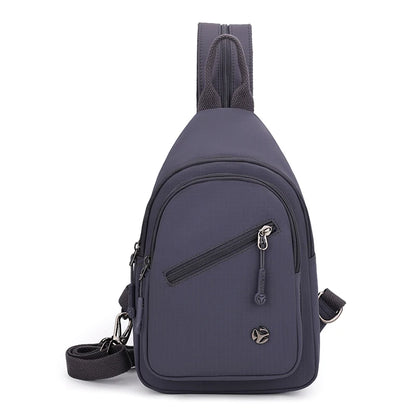 Waterproof Nylon Women Chest Shoulder Bags for Female Crossbody Sac Ladies Crossbody Bags Lightweight Girls Messenger Travel Bag Wumei Purple
