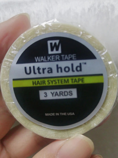 Lace Wig tape glue for hair extensions Ultra Hold Adhesive Tape glue for wig 3Yards 1.0cm Wig Glue Hair System Tape For Toupees