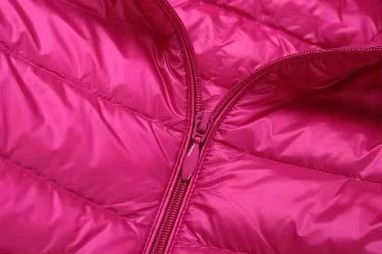 Plus Size 5XL 6XL 7XL Women's Hooded Puffer Jackets 2023 New Arrivals Female Ultra Lightweight Packable Warm Slim Fit Down Coat