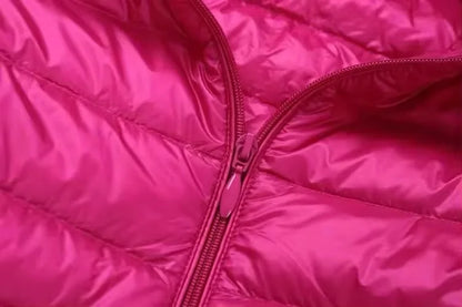 Plus Size 5XL 6XL 7XL Women's Hooded Puffer Jackets 2023 New Arrivals Female Ultra Lightweight Packable Warm Slim Fit Down Coat