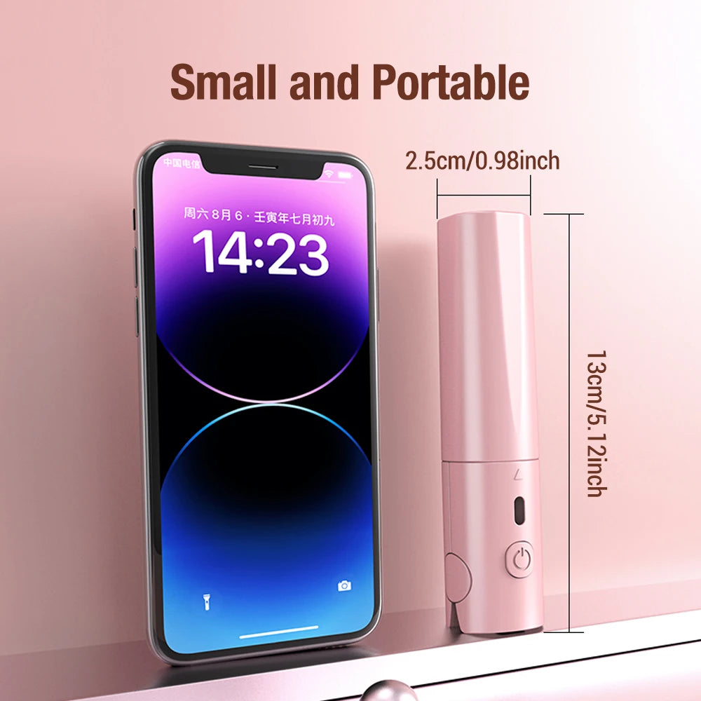 Portable Hair Straightener Mini Curling Iron Women Ceramic Straightening Styling Tools Curling and Straightened Dual-use Splint Badiee Stylez