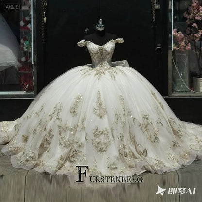 FURSTENBERG Baby Pink 15 Years Quinceneara Dress Bow Bead Cape Formal Party Dress 15 year old quinceanera dresses Customized Badiee Stylez