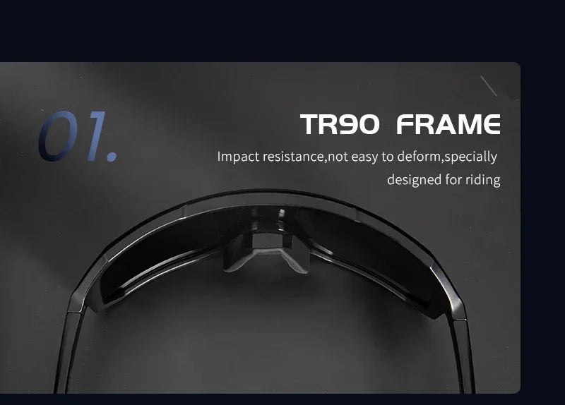 Kapvoe Sports UV400 Glasses New Polarized Cycling Sunglasses for Man MTB Running Outdoor Hiking Glasses Eyewear Bicycle Goggles