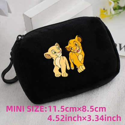 The Lion King Coin Purse Mini Coin Key Bag Money Pocket Plush Wallet Kid Cartoon Cute Moneybag Kawaii Birthday Gift Storage Bag 1pcs-010