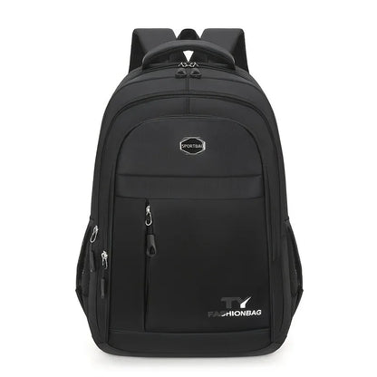 1 Pc Men's Backpack, Large Capacity Waterproof Casual Backpack,Adjustable Computer Backpack black