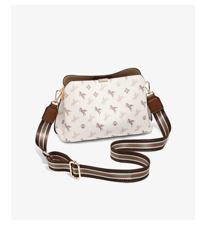 FOXER Monogram Women Shoulder Tote Bag 2025 Fashion Commuter Female Large Crossbody Purse for Mom