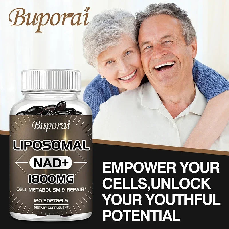 Liposomal NAD - Heart & Brain Function, Longevity, Aging Defense, Cellular Energy