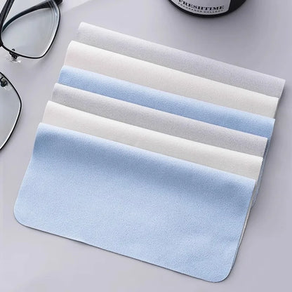 10Pcs Cleaning Glasses Eyeglasses Cloth Economy Sunglasses Screen Microfiber Cleaner Cloth Eyewear Accessories Badiee Stylez