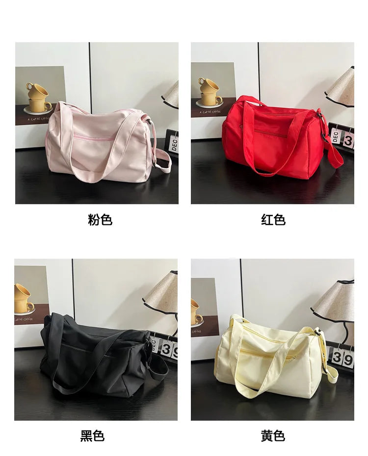 2025 Large capacity Travel Tote Bags for Women nylon Shoulder Messenger Bag Sports Yoga Satchels Fashion Woman Handbag