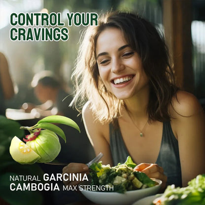 100% Pure Garcinia Cambogia 1600 mg Supplement - HCA Extract, Fast Absorbing, Carb Blocker Metabolism, 120 Capsules
