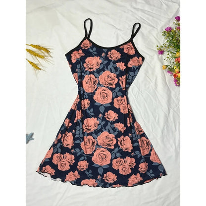 SUKAE Vintage Court Style Women Nightgown Elegant Nightdress Woman Sexy Lingeries Sling V-neck Slim Dress Summer Milk Silk Skirt Badiee Stylez