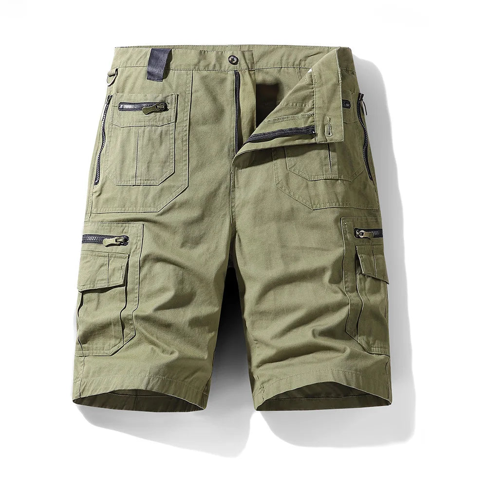 2025 New Men's Tactical Shorts With Multi Pockets, Casual Durable Waterproof Cargo Shorts For Outdoor Hiking Trekking Badiee Stylez