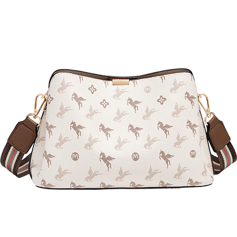 FOXER Monogram Women Shoulder Tote Bag 2025 Fashion Commuter Female Large Crossbody Purse for Mom 901V004F4D CHINA