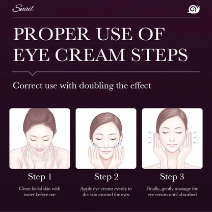 Remove Eyes Bags Eye CreamSnail Collagen Anti Dark Circles Anti-wrinkleMoisturizing Firming Beauty Eyes SkinCare Products