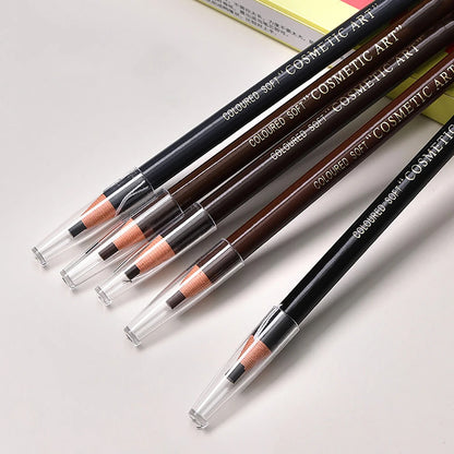 Eyebrow Pencil Waterproof Eyebrow Enhancers Long Lasting Brow Cosmetics Professional Makeup Brow Lift Feather Eyebrow Pencil