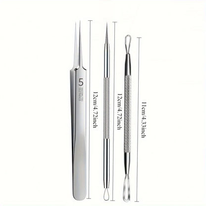 Extra Fine Cellular Acne Blackhead Tweezers - Facial Beauty Remove Acne Needle Tools for Skin Care,Blemish and Whitehead Removal