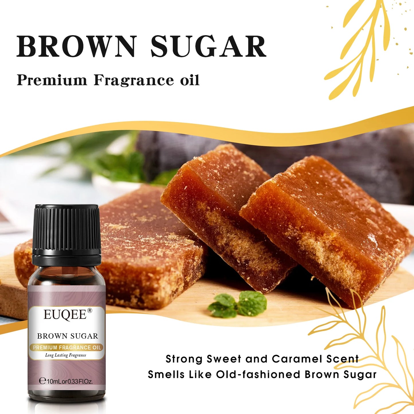 EUQEE 10ML Men's Fragrance Oil For Car Diffuser,Making Candle Leather Forest Pine Coffee Cake Cedarwood Bay Rum 1pcs/3pcs/6pcs - Badiee Stylez