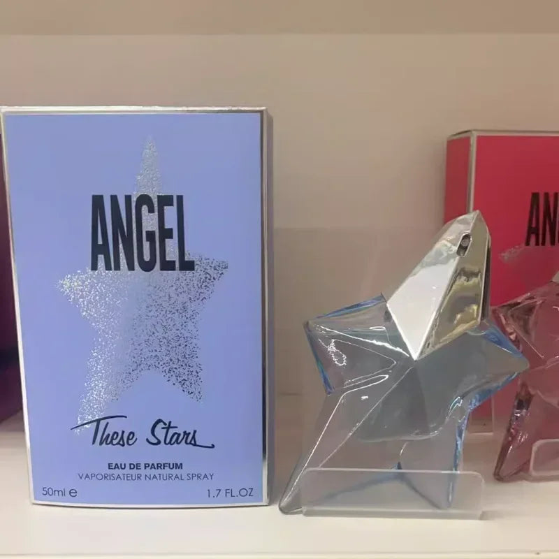 50ML Angel Eau De Parfum Refillable Spray Standing Star New Pheromone Elegant Charm Fresh Natural Vitality Perfume Spray - Badiee Stylez