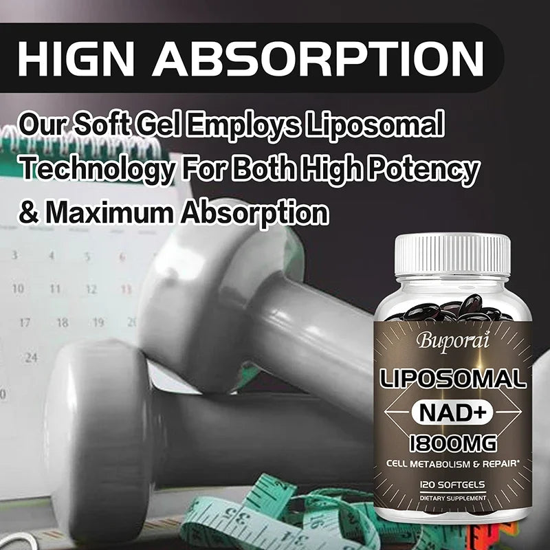 Liposomal NAD - Heart & Brain Function, Longevity, Aging Defense, Cellular Energy