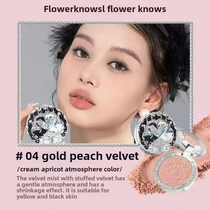 Flower Knows Makeup Sets Swan Ballet Series Gift Box Lipstick Blush Eyeshadow Palette Handheld Mirror Makeup Gift Box